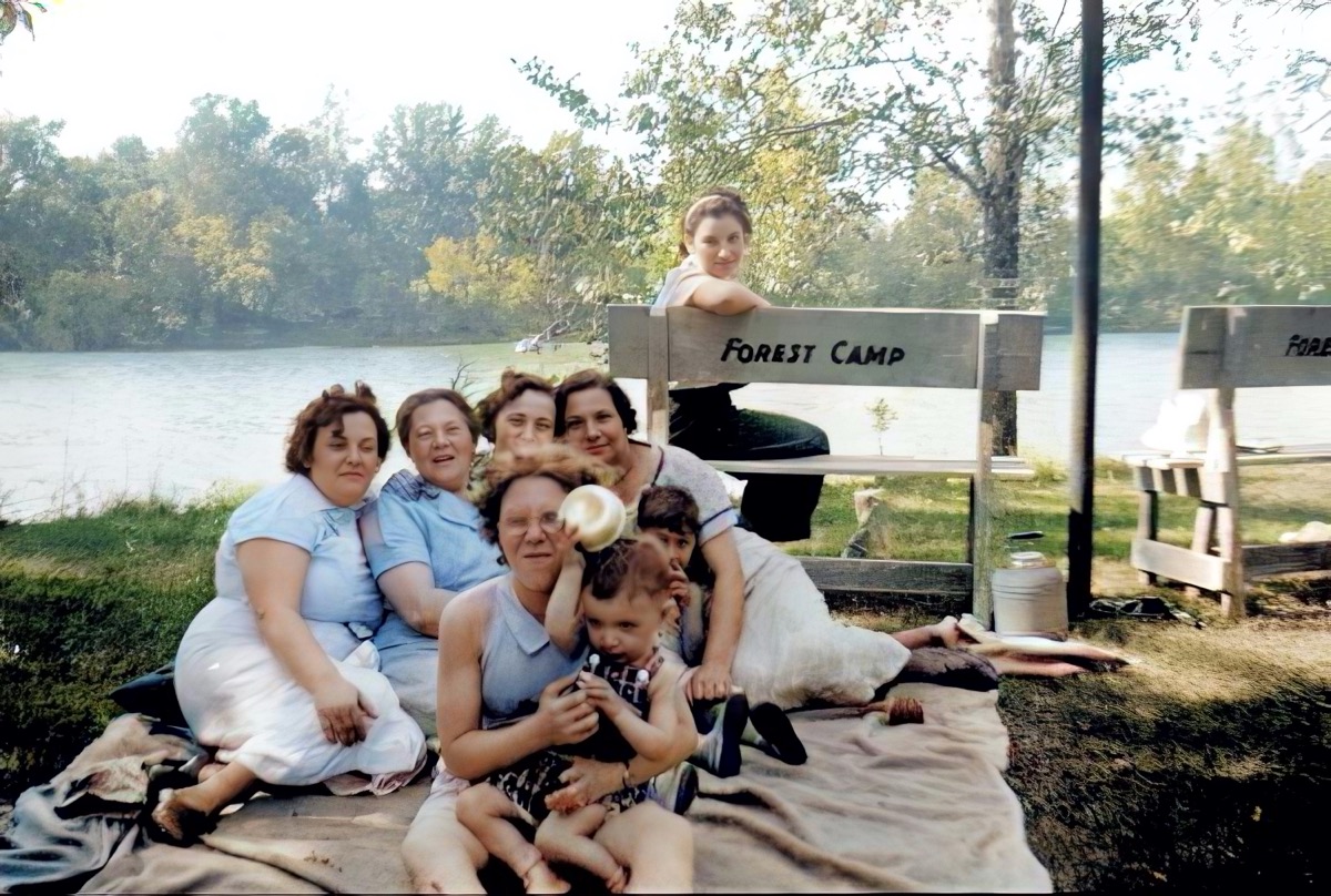family at Forest Camp